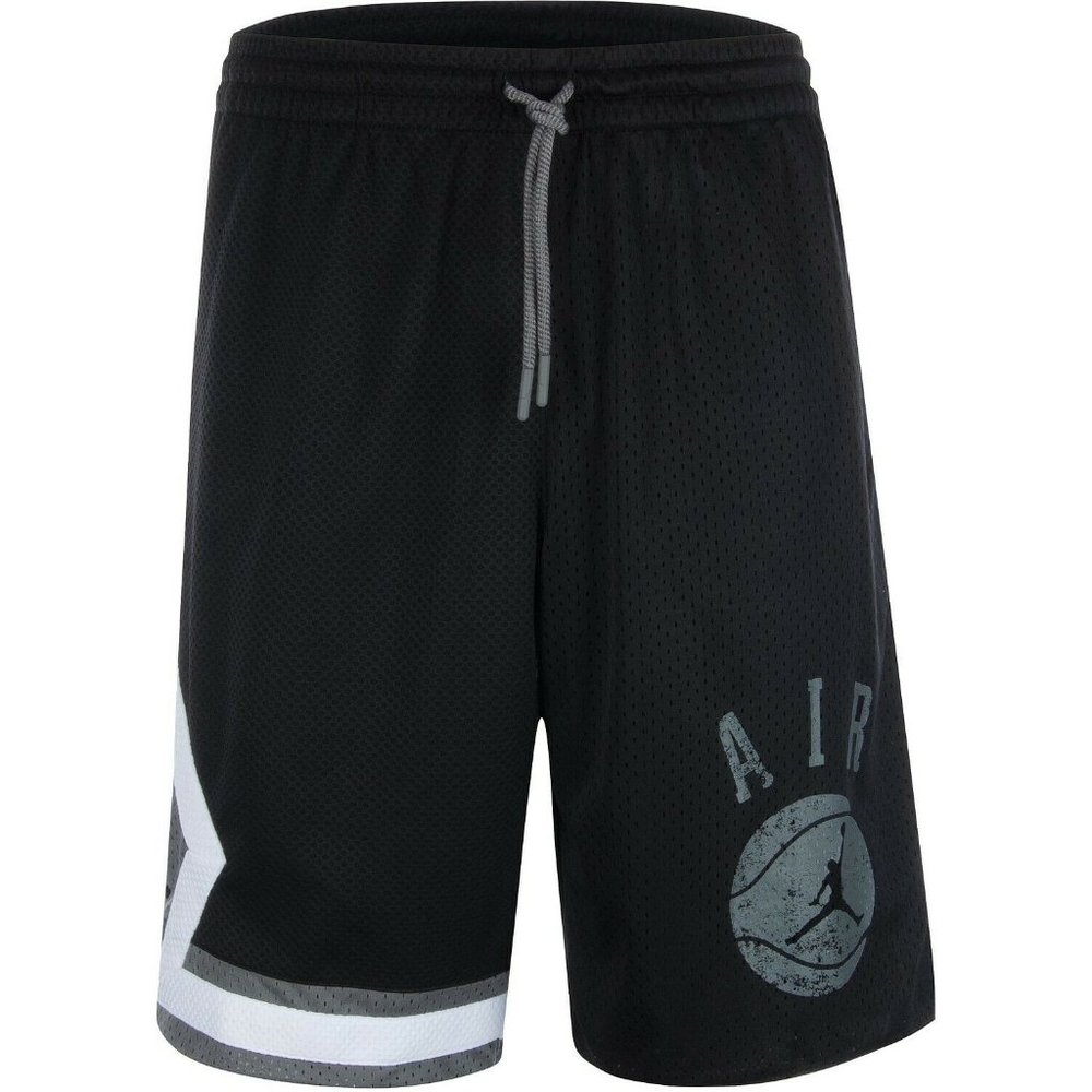 Jordan Big Boys Air Logo Graphic Shorts Black XL